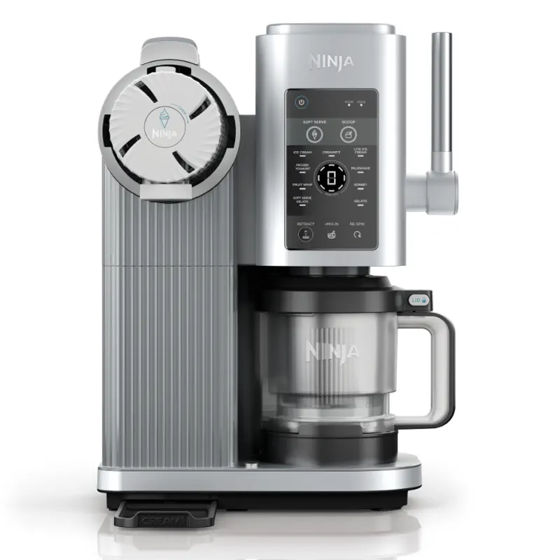 Ninja NC701 CREAMi Scoop & Swirl 13-in-1 Ice Cream and Soft Serve Maker, Platinum Silver - Image 2